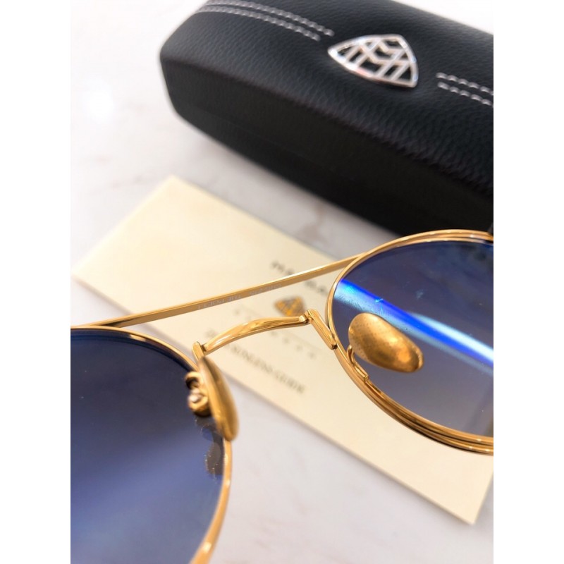 MAYBACH THE POET I Sunglasses In Black Gold Tan