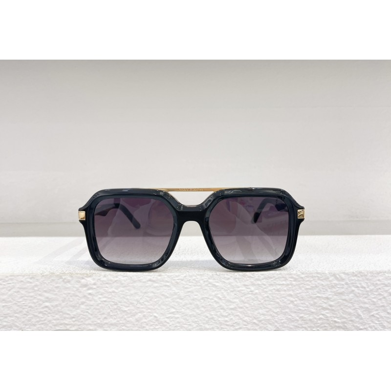 MAYBACH THE MADE Sunglasses In Black Gold Gradient Gray