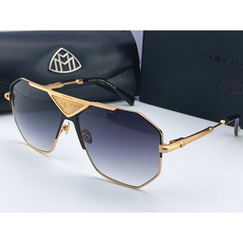 MAYBACH The Grand Sunglasses In Black Gold Gradient Gray
