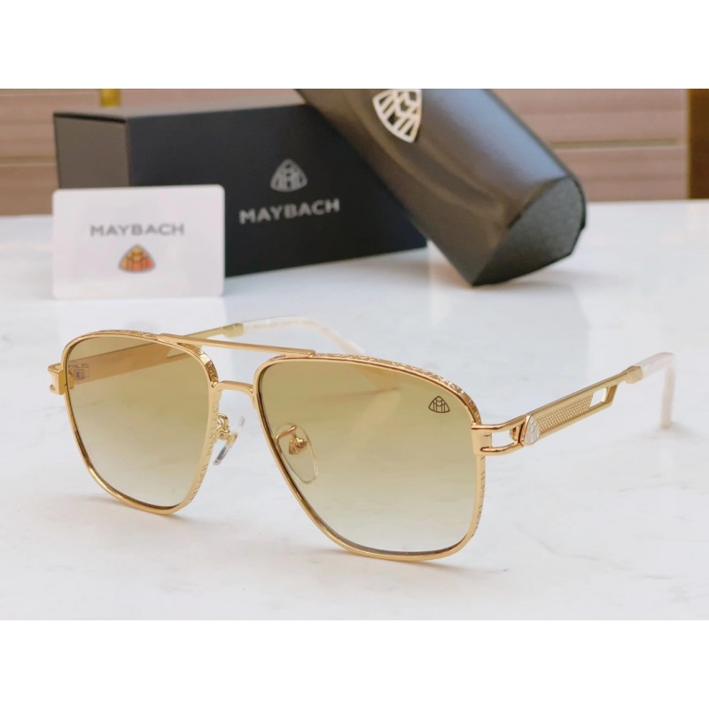 MAYBACH WNB-ET-Z21 Sunglasses In Gold White Gradie...