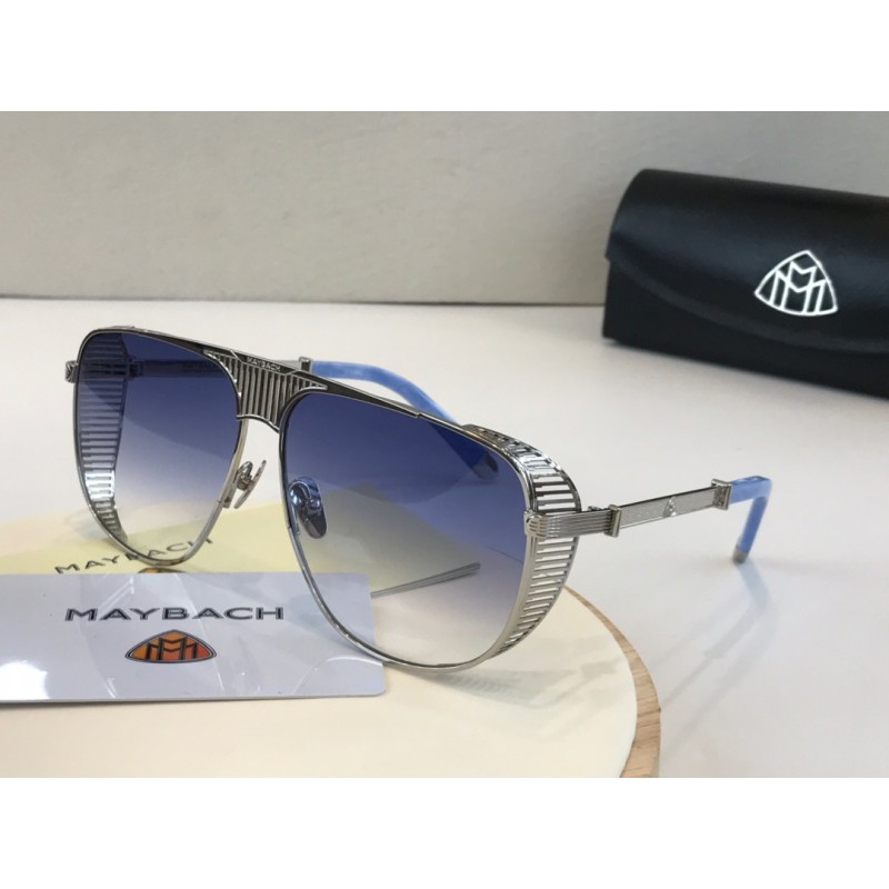 MAYBACH The VISION II Sunglasses In Blue Silver Gr...
