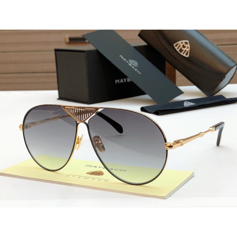 MAYBACH The Roadster Sunglasses In Black Gold Gradient Gray