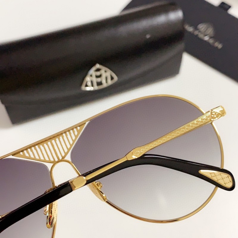 MAYBACH The Roadster Sunglasses In Black Gold Gradient Gray