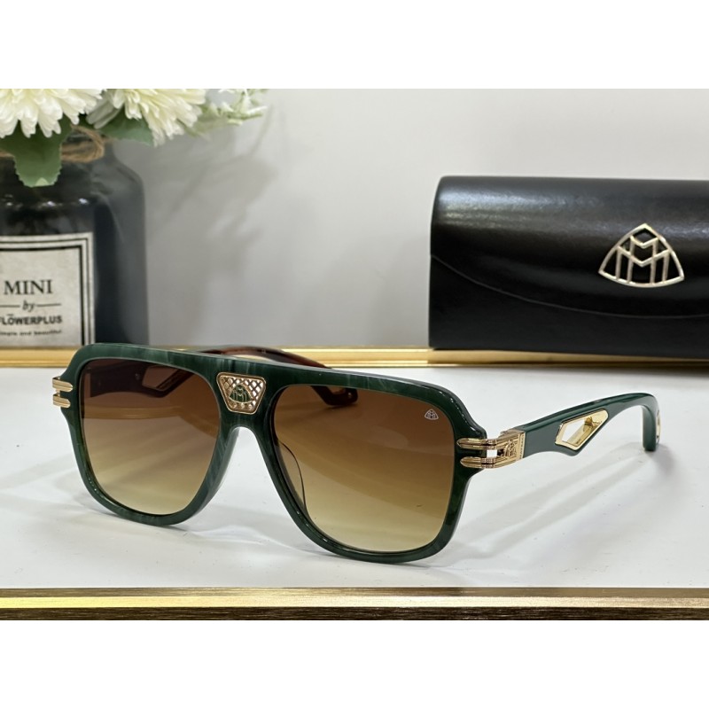 MAYBACH Z33 Sunglasses In Golden Green Progressive Tea