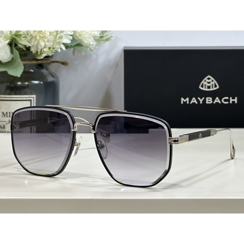 MAYBACH Z28 Sunglasses In Black Silver Gradient Gr...