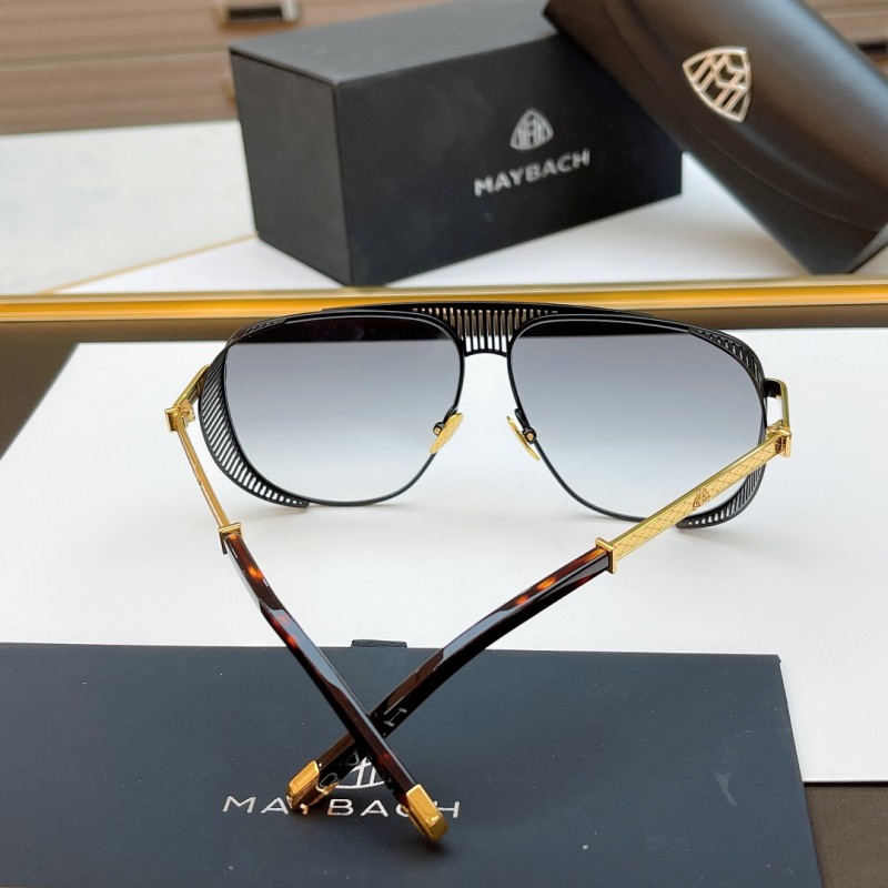MAYBACH The VISION II Sunglasses In Black Gold Gradient Gray