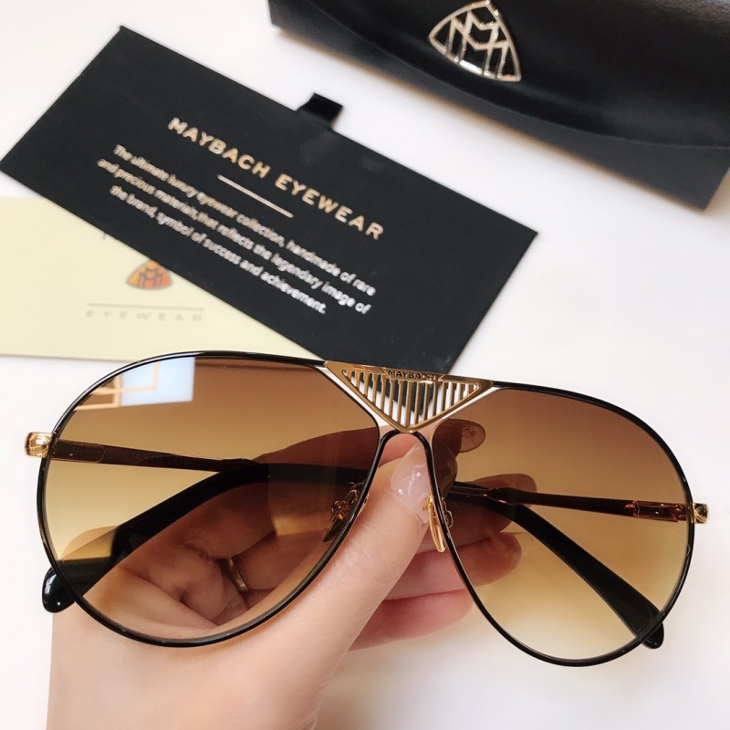 MAYBACH The Roadster Sunglasses In Black Gold Ombre Tan