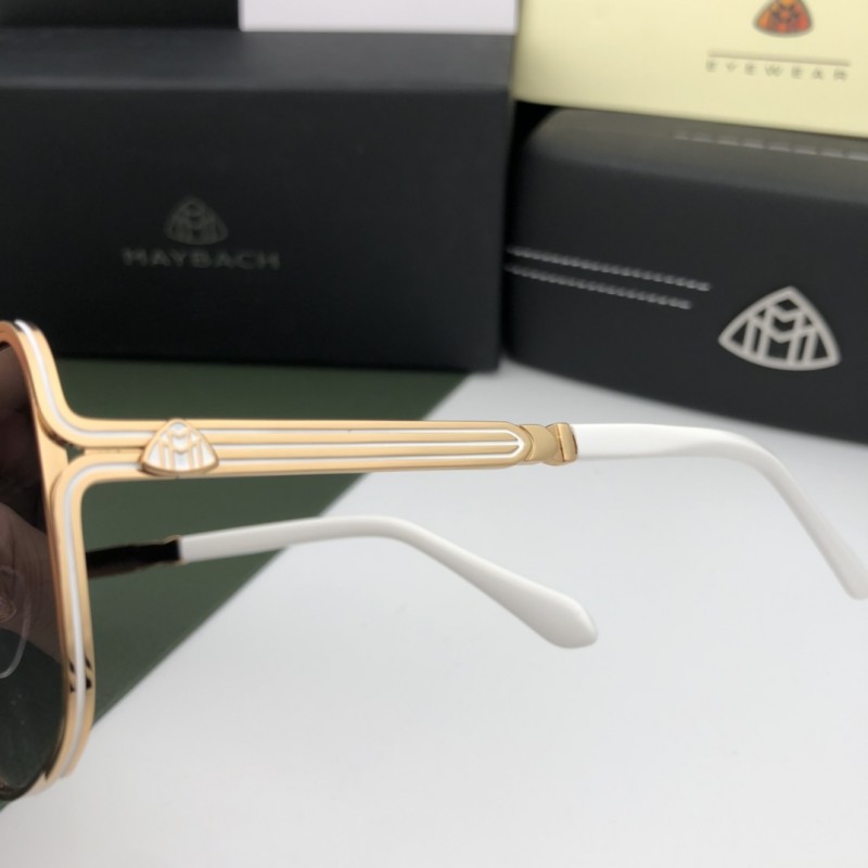 MAYBACH Z64 Sunglasses In Gold White Gradient Gray