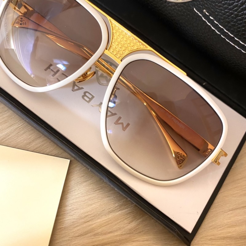 MAYBACH The Premier Sunglasses In Gold White Gradient Tan
