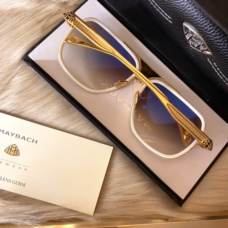 MAYBACH The Premier Sunglasses In Gold White Gradient Tan