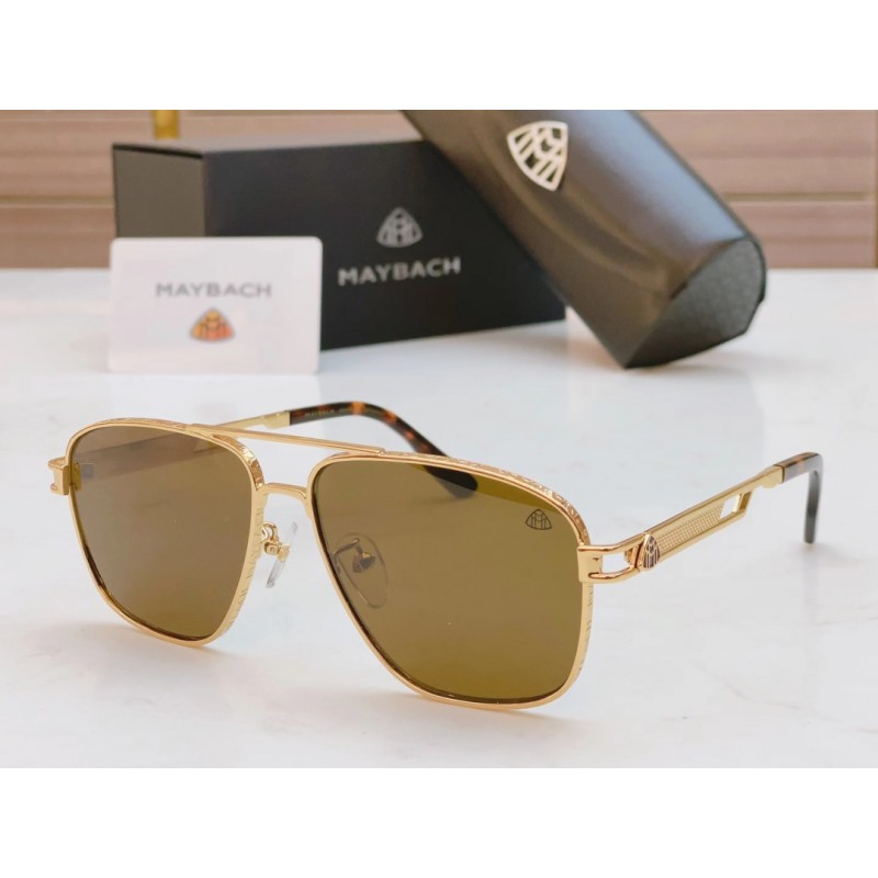 MAYBACH WNB-ET-Z21 Sunglasses In Tortoiseshell Gold Tan