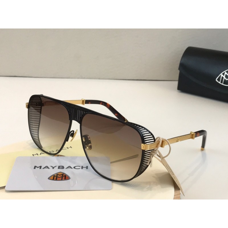 MAYBACH The VISION II Sunglasses In Black Gold Omb...