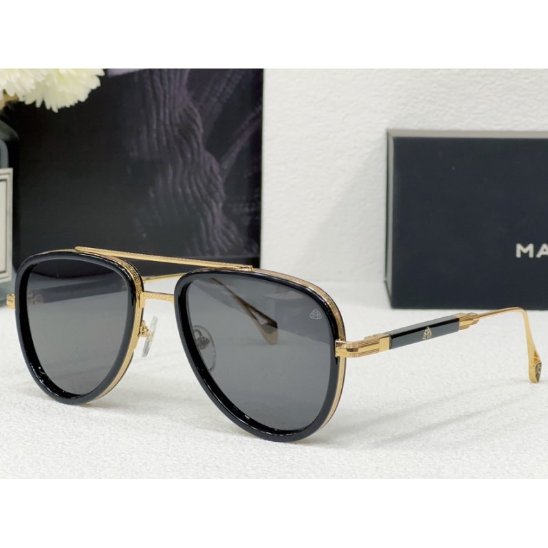 MAYBACH THEG-ABM-Z21 Sunglasses In Black Gold Gray