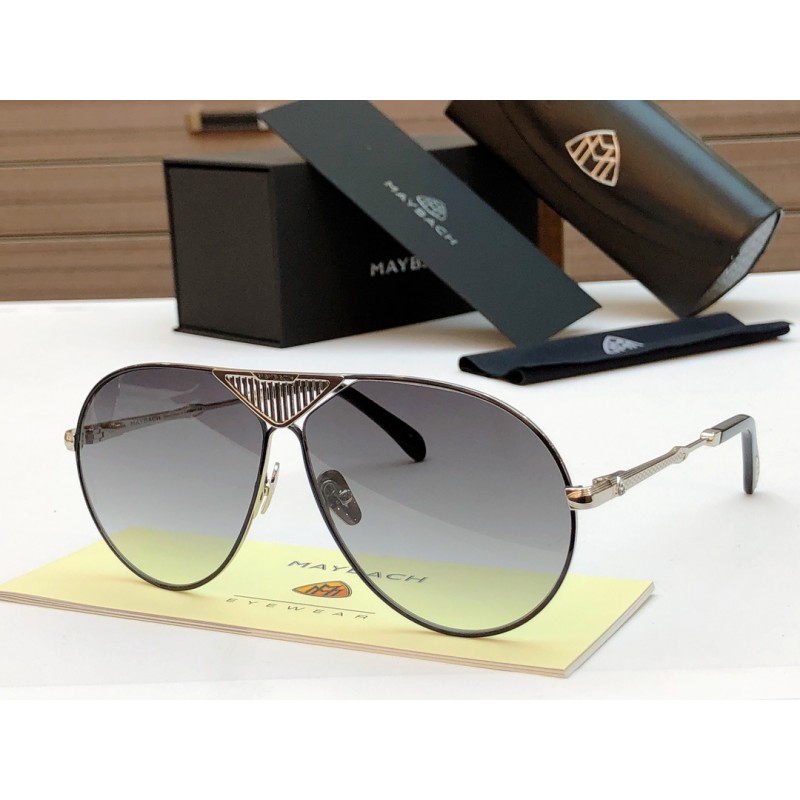 MAYBACH The Roadster Sunglasses In Black Silver Gr...