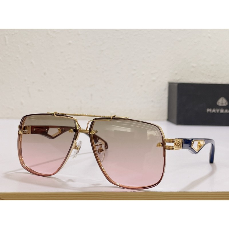 MAYBACH Z35 Sunglasses In Gold Blue Pink