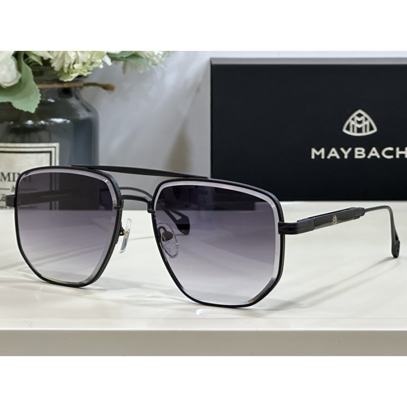 MAYBACH Z28 Sunglasses In Black Gun Gradient Gray