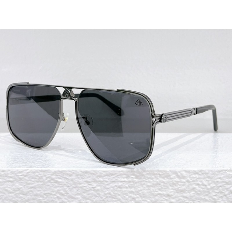 MAYBACH Z64 Sunglasses In Black Gun Gray