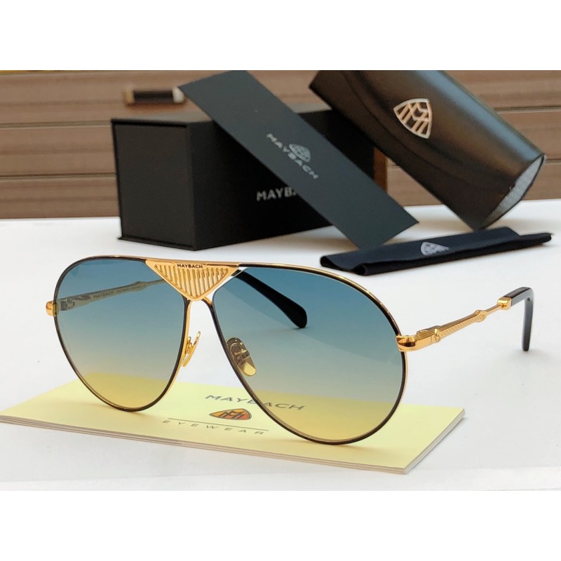 MAYBACH The Roadster Sunglasses In Black Gold Gradient Purple