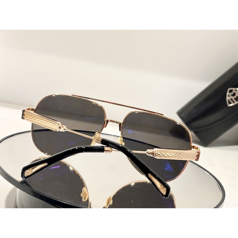 MAYBACH THE WEN Sunglasses In Black Gold Gray