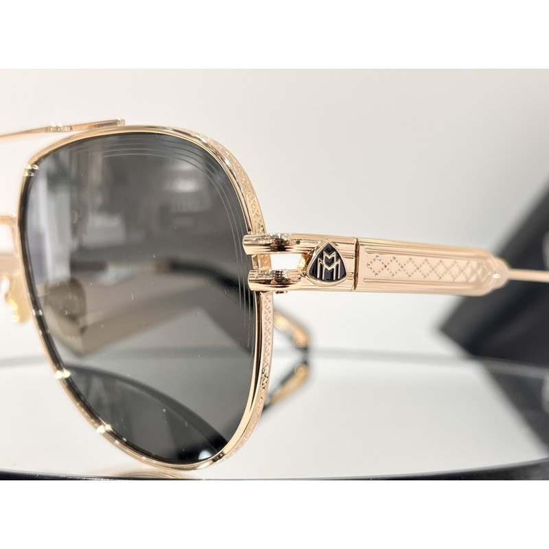 MAYBACH THE WEN Sunglasses In Black Gold Gray