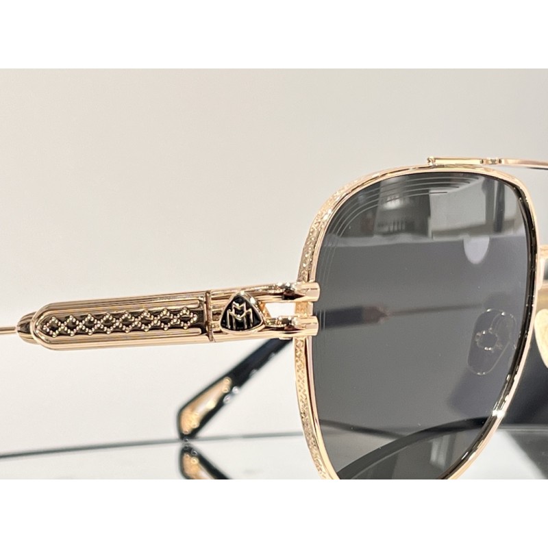 MAYBACH THE WEN Sunglasses In Black Gold Gray