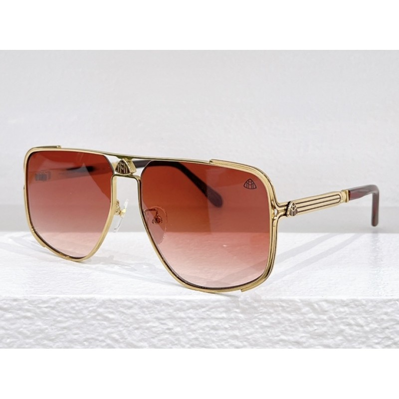 MAYBACH Z64 Sunglasses In Gold Gradient Red