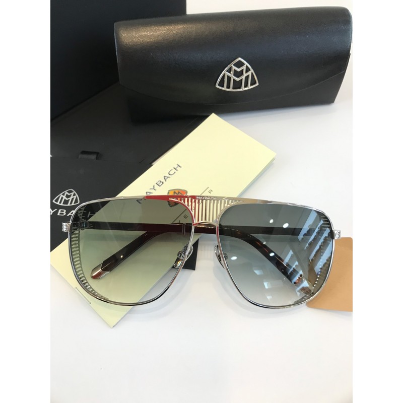 MAYBACH The VISION II Sunglasses In Silver Mercury