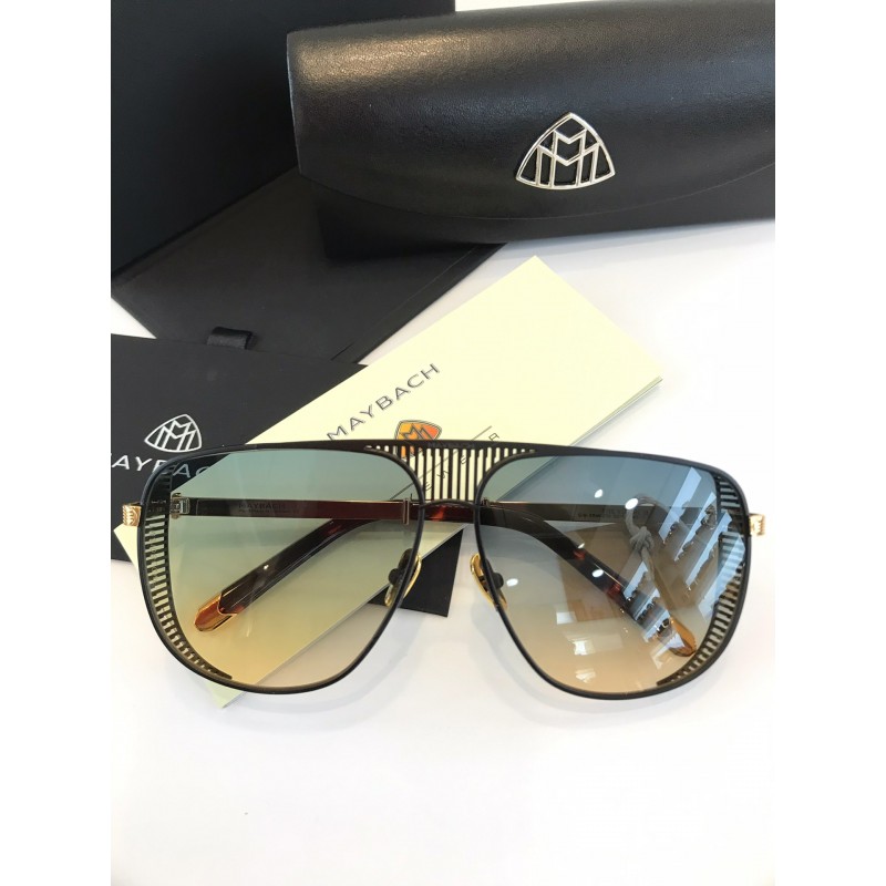 MAYBACH The VISION II Sunglasses In Black Gold Gradient Purple