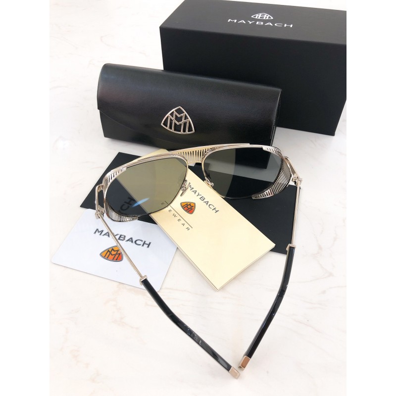 MAYBACH The VISION II Sunglasses In Black Gold Gradient Purple