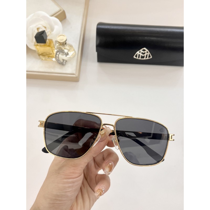 MAYBACH WNB-ET-Z21 Sunglasses In Black Gold Gray