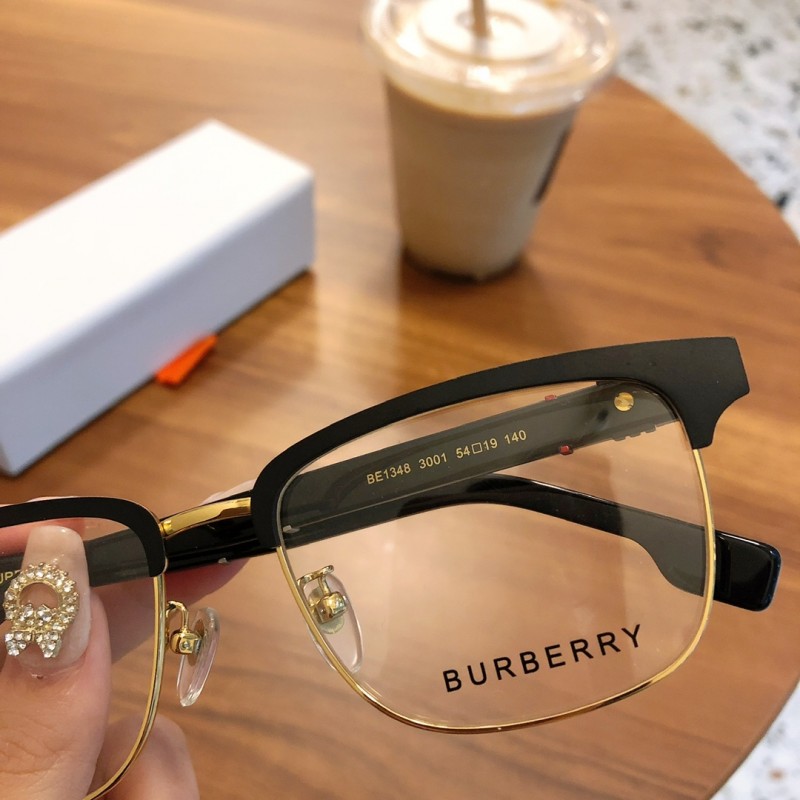 Burberry BE1348 Eyeglasses In Matt Black Gold