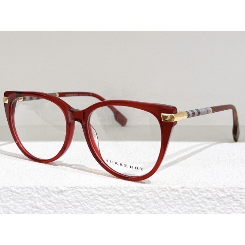 Burberry BE2948 Eyeglasses In Transparent Red