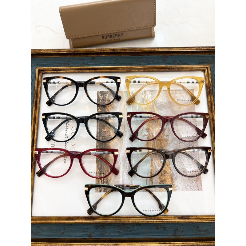 Burberry BE2948 Eyeglasses In Transparent Red