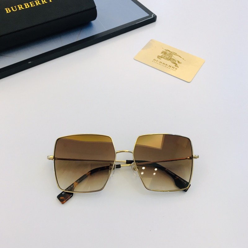 Burberry BE3133 Sunglasses In Gold Gradient Tan