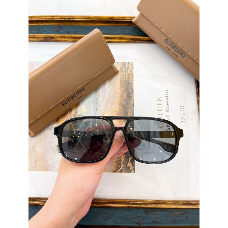 Burberry BE4320 Sunglasses In Black Gray