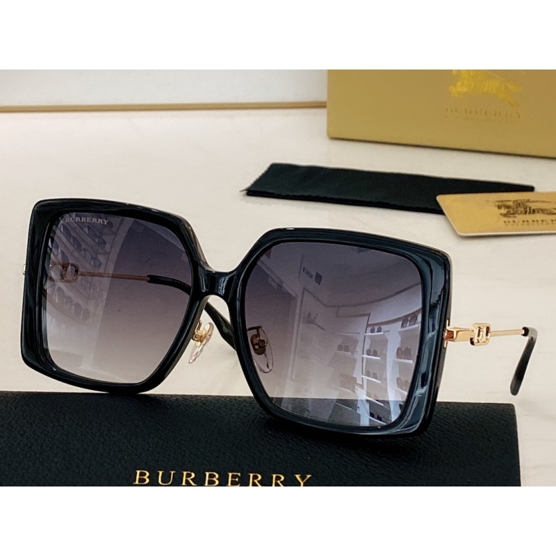 Burberry BE4332 Sunglasses In Black Gold Gradient ...