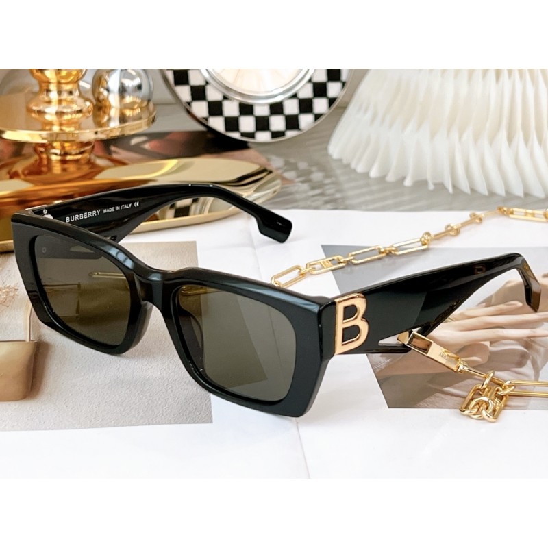 Burberry BE4336 Sunglasses In Black Gold