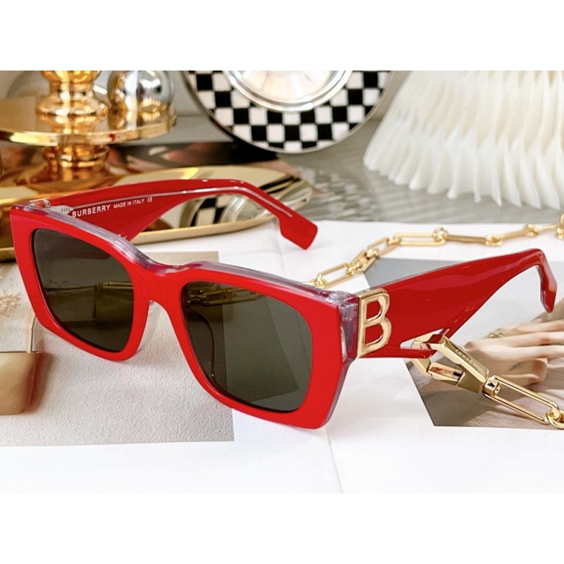 Burberry BE4336 Sunglasses In Red