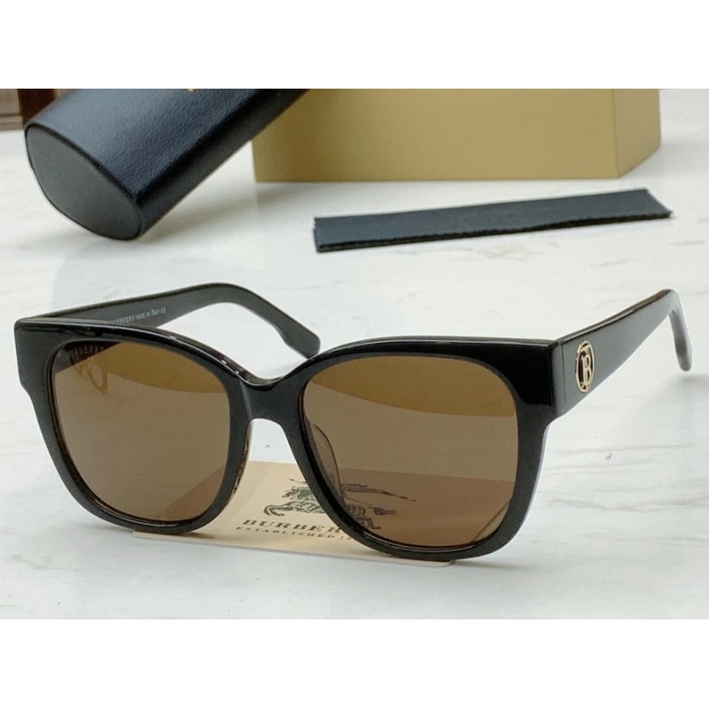 Burberry BE4345 Sunglasses In Black Tan