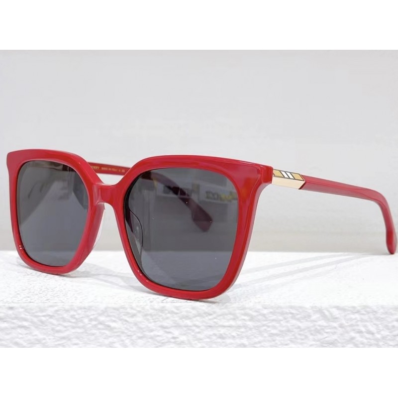 Burberry BE4347 Sunglasses In Red