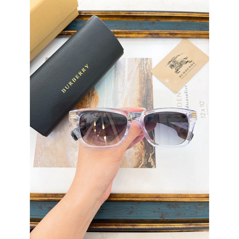 Burberry BE4357 Sunglasses In Clear