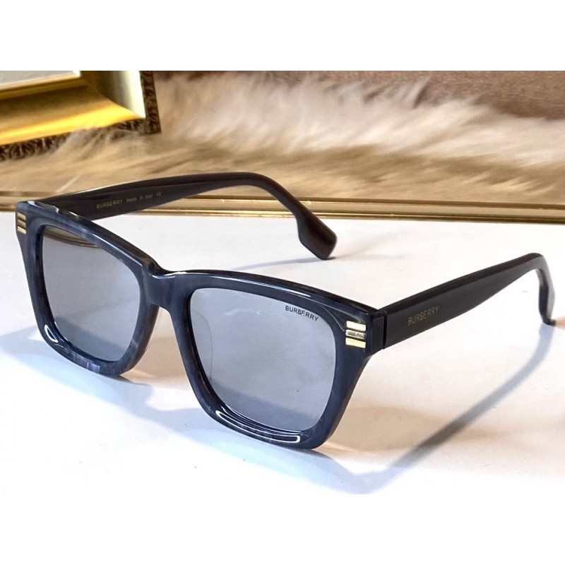 Burberry BE4357 Sunglasses In Gray Mercury