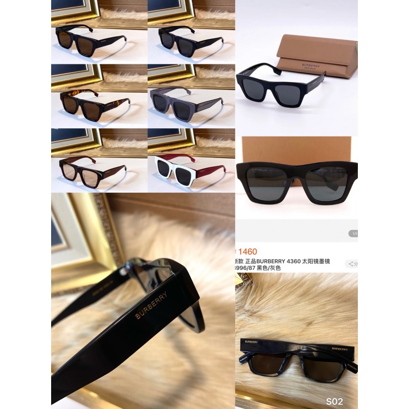 Burberry BE4360 Sunglasses In Black Tan