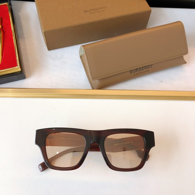 Burberry BE4360 Sunglasses In Brown