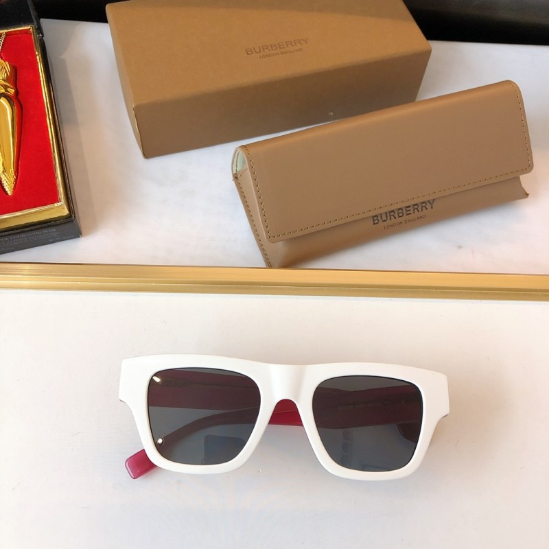 Burberry BE4360 Sunglasses In Red White