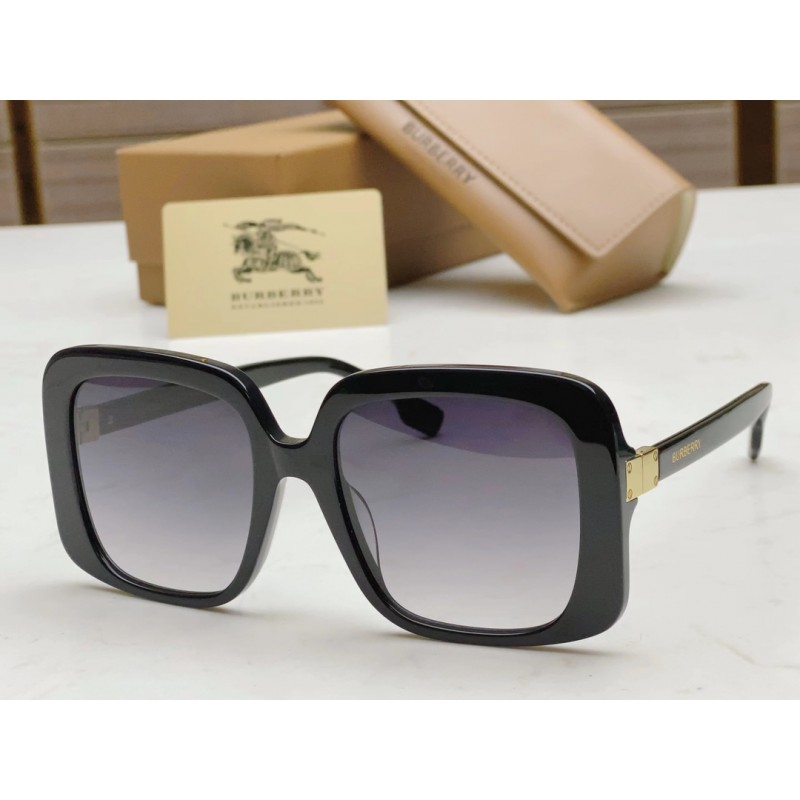 Burberry BE4363 Sunglasses In Black Gradient Gray