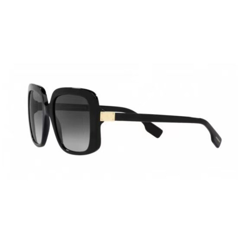 Burberry BE4363 Sunglasses In Black Gradient Gray