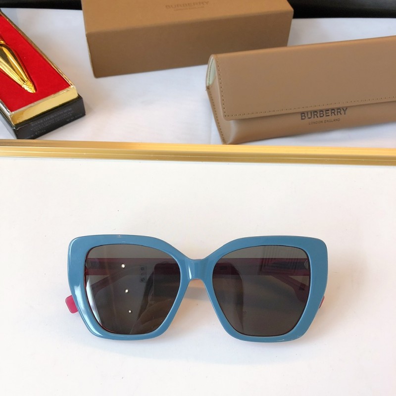 Burberry BE4366 Sunglasses In Red Blue