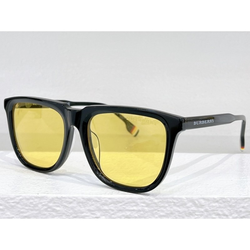 Burberry BE4381 Sunglasses In Black Yellow