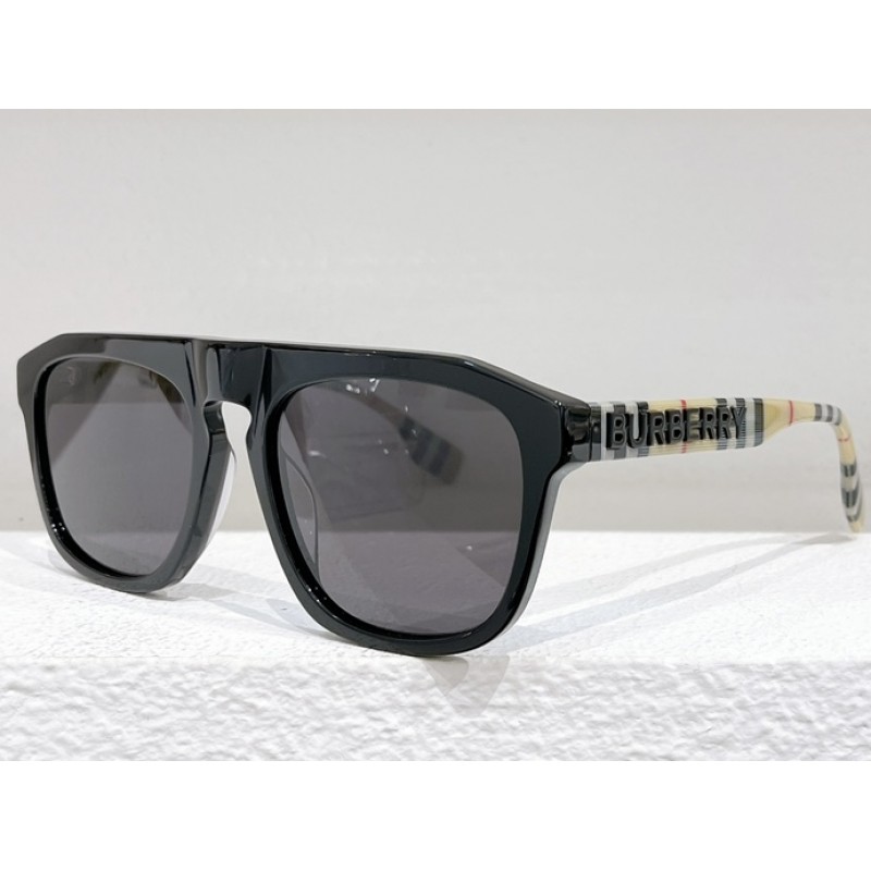Burberry BE4396 Sunglasses In Black White